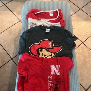 Nebraska Cornhuskers T-shirt bundle small